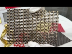 सादा बुना हुआ वास्तुशिल्प बुना हुआ तार जाल पैनल 3.3 मिमी साफ सतह