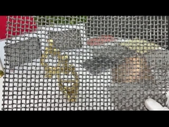 क्रिम आर्किटेक्चरल फ्लेक्सिबल मेटल मेष कपड़े SS310 सादा बुनाई