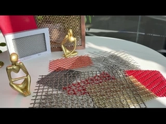 आईएसओ9000 स्क्वायर होल मेष गोल्डन क्रिमटेड मेटल कैबिनेट मेष एंटीफायर