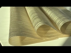 0.9 मिमी पेंट किया गया तार बुना हुआ धातु कपड़ा लेमिनेट ग्लास आग प्रतिरोधी 1.76kg/M2