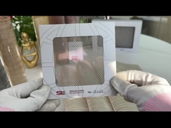 0.3 मिमी मोटी 120 मीटर कांच लेमिनेटेड इंटीरियर वायर मेष SGS सादा बुना हुआ