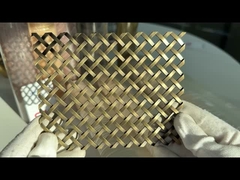 5 फीट क्रिम स्टेनलेस स्टील सजावटी तार जाल ग्रिल्स 43.2% खुला क्षेत्र