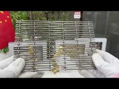 कैबिनेट दरवाजे के लिए 10ft SUS SS430 सजावटी स्टील जाल