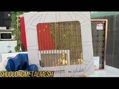 लैमिनेटेड ग्लास अनुप्रयोगों के लिए वायर 0.2 मिमी मेष ग्लास लैमिनेटेड धातु कपड़े