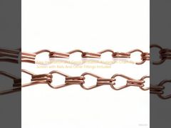 आसान स्थापना और रेल और अन्य फिटिंग के साथ एल्यूमिनियम चेन फ्लाई स्क्रीन