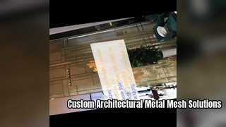 Custom Architectural Metal Mesh for Modern Building Facades