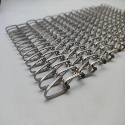 सिल्वर सर्पिल बुना तार जाल व्यास आकार 2mm-20mm