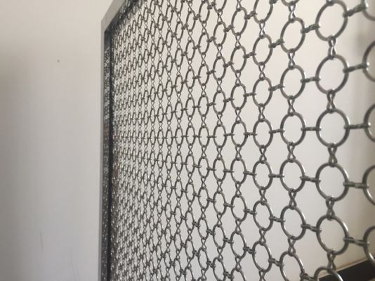 स्टेनलेस स्टील लिंक और रिंग रिंग जाल पर्दे औद्योगिक के लिए सुरक्षा
