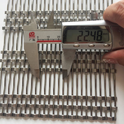 0.8mm 2.0mm तार व्यास स्टेनलेस स्टील वास्तु जाल आसान स्थापना