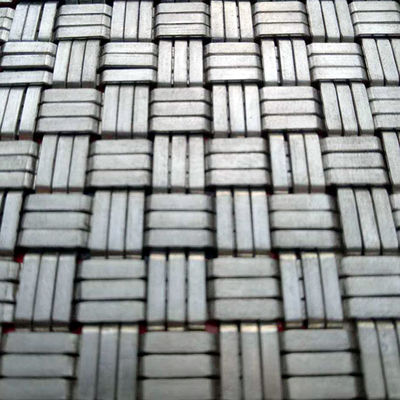 सादा बुनाई वास्तु जाल पैनल तार व्यास 0.8mm 2.0mm