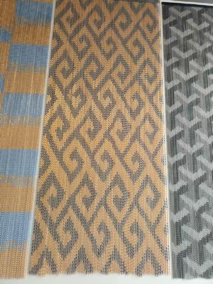 कस्टम एल्यूमीनियम चेन फ्लाई स्क्रीन रेल और अन्य फिटिंग के साथ