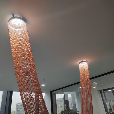 2 मिमी तार व्यास चेन लिंक सहायक रेल और अन्य फिटिंग मानक के साथ