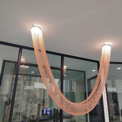 2 मिमी तार व्यास चेन लिंक सहायक रेल और अन्य फिटिंग मानक के साथ