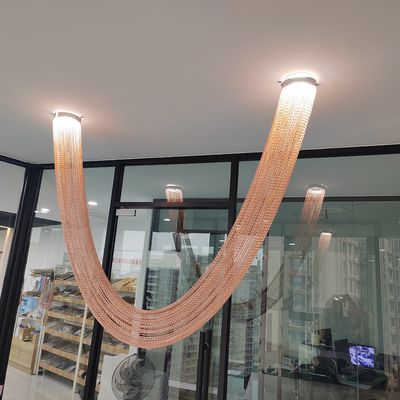 2 मिमी तार व्यास चेन लिंक सहायक रेल और अन्य फिटिंग मानक के साथ