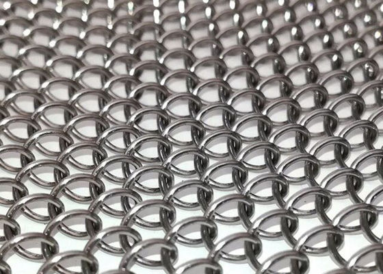 OEM स्टेनलेस स्टील धातु का तार चिलमन बुना तार मेष शावर परदा