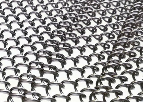 OEM स्टेनलेस स्टील धातु का तार चिलमन बुना तार मेष शावर परदा