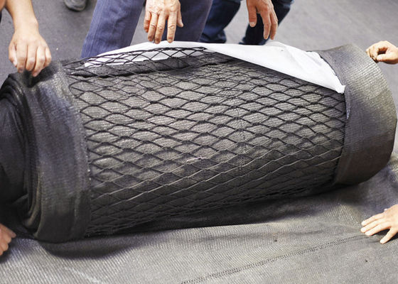 180 X 180mm हाथ से बुनी हुई जाली 60m AISI 316 स्टेनलेस स्टील फ्लेक्सिबल केबल मेश
