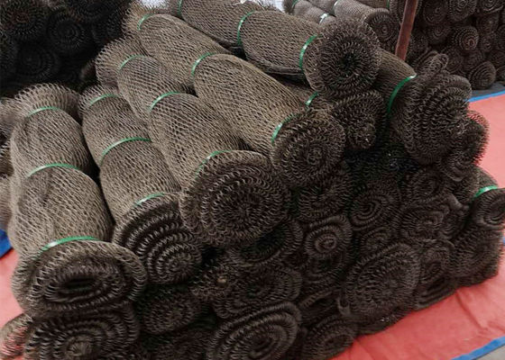 180 X 180mm हाथ से बुनी हुई जाली 60m AISI 316 स्टेनलेस स्टील फ्लेक्सिबल केबल मेश
