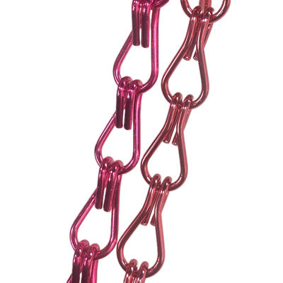 एल्यूमीनियम 20 मिमी धातु चेन पर्दा लचीला सजावटी तार जाल के लिए कमरे विभाजन