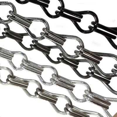 अनुकूलित आकार और डिजाइन स्टेनलेस स्टील एल्यूमीनियम धातु सजावटी तार जाल सजावट के लिए