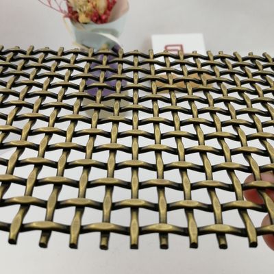 42.2% खुलने का क्षेत्र सजावटी तार ग्रिल्स स्वच्छ तेल मुक्त औद्योगिक के लिए अनुकूलन योग्य