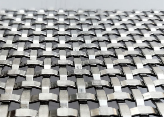 2 जाल 400 जाल गणना 59% खुलने वाले क्षेत्र के साथ वास्तुशिल्प बुना तार जाल